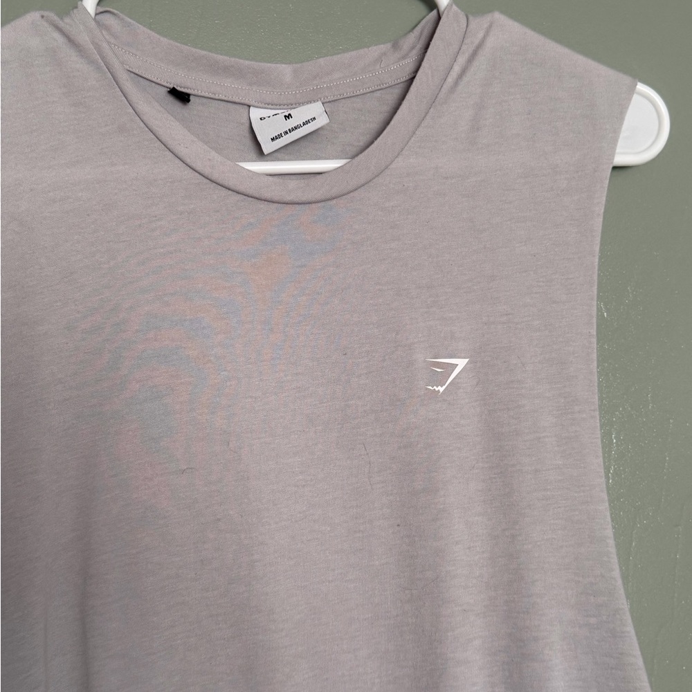 Gymshark Light Gray Tank Top